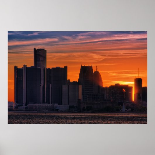 Poster Ville de Détroit #0516 (Devant)