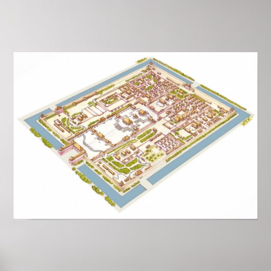 Poster Ville de Forbbiden Pékin (Devant)