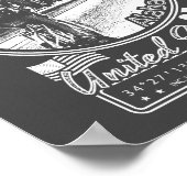 POSTER VILLE DE FORT PAYNE - ETAT D'ALABAMA (Coin)