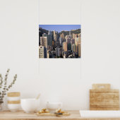 Poster Ville de Hong Kong, Chine (Cuisine)