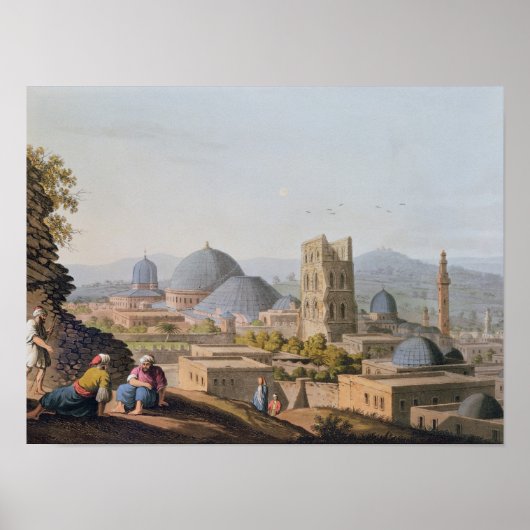 Poster Ville de Jérusalem, 1812 (Devant)