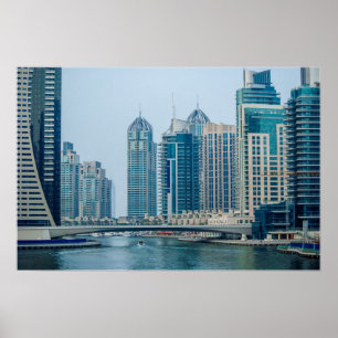 Poster Ville de la marina de Dubaï