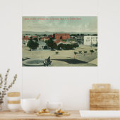 Poster Ville de la route Pacifique Sud Shasta (Cuisine)