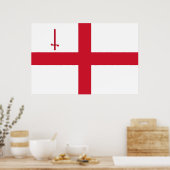 Poster Ville de Londres (Angleterre) (capitale britanniqu (Cuisine)