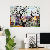 Poster Ville de Luxembourg - Plateau psychédélique du Rha (Bureau à domicile)