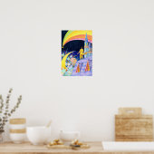 Poster Ville de Météores. (Cuisine)