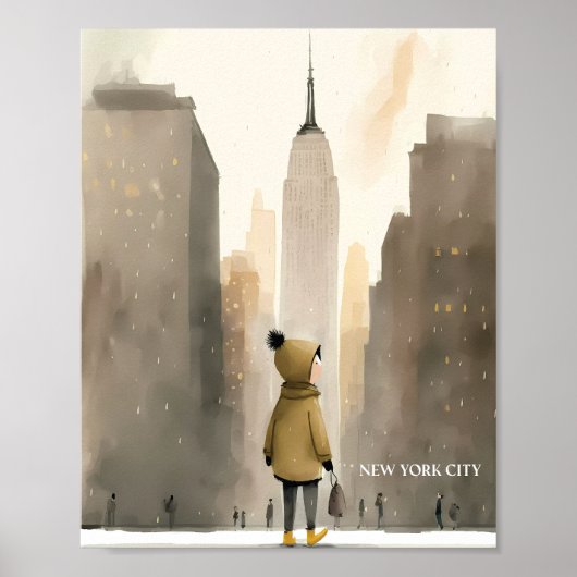 Poster Ville de New York  (Devant)