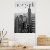 Poster ville de new york (Cuisine)