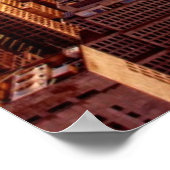 Poster Ville de New York avec Empire State (Coin)