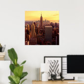 Poster Ville de New York avec Empire State (Bureau à domicile)