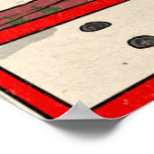 Poster Ville de Noël de Londres d'inspiration rétro (Coin)