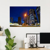 Poster Ville de nuit Londrina (Bureau à domicile)
