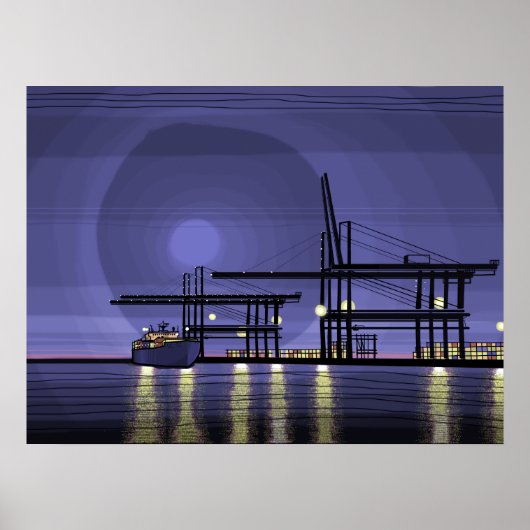 Poster Ville de Port (Devant)