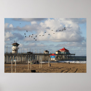 Poster Ville de surf