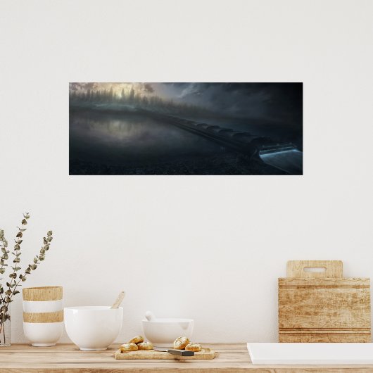 Poster ville de terrapin (Cuisine)