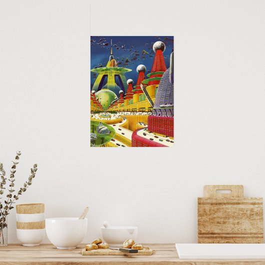 Poster ville de venus (Cuisine)