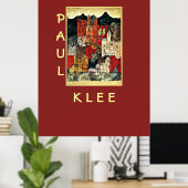 Poster Ville des Églises par Paul Klee (Bureau à domicile)