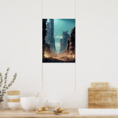 Poster Ville détruite (Cuisine)