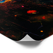 Poster Ville d'Halloween (Coin)