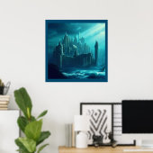 Poster Ville d'Imaginaire d'Atlantis 1 (Bureau à domicile)
