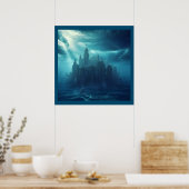 Poster Ville d'Imaginaire d'Atlantis (2) (Cuisine)