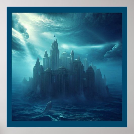 Poster Ville d'Imaginaire d'Atlantis (2) (Devant)