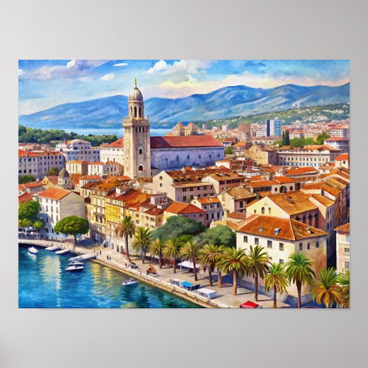 Poster Ville divisée en Croatie (Devant)