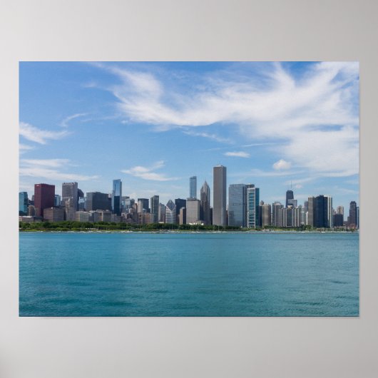 Poster Ville du jour de Chicago (Devant)
