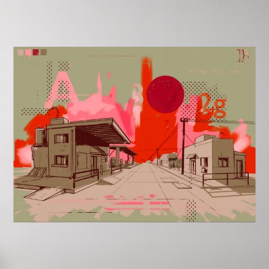 Poster Ville du soleil (Devant)