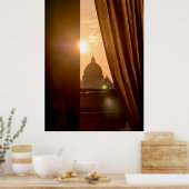 Poster Ville du Vatican au coucher du soleil (Cuisine)