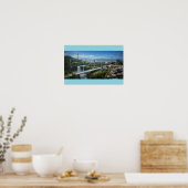 Poster Ville extraterrestre paisible (Cuisine)
