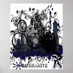Poster Ville Grunge