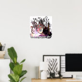 Poster Ville Grunge (Bureau à domicile)