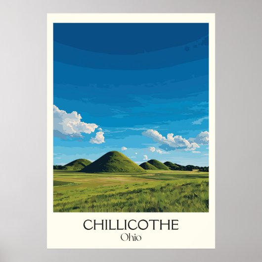 Poster Ville historique de la première capitale de l'Ohio (Devant)