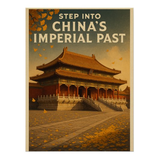 Poster Ville interdite à Pékin en automne (Devant)