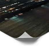 Poster Ville lumineuse Manhattan (Coin)