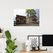 Poster VILLE MÉDICAMENTS et HÔTEL MEADE - BANNACK MONTANA (Bureau à domicile)