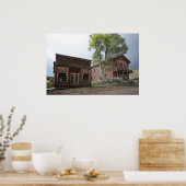Poster VILLE MÉDICAMENTS et HÔTEL MEADE - BANNACK MONTANA (Cuisine)