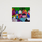 POSTER VILLE MEXICAINE (Cuisine)