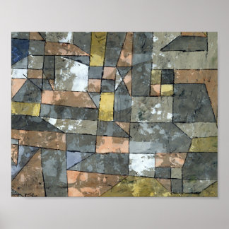 Poster Ville nord-allemande : Paul Klee 1930
