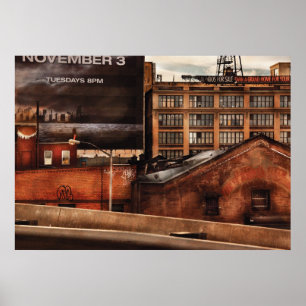 Poster Ville - NY - histoire de NY