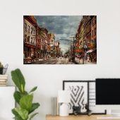 Poster Ville - NY - Le marché en constante évolution 1906 (Bureau à domicile)