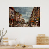 Poster Ville - NY - Le marché en constante évolution 1906 (Cuisine)