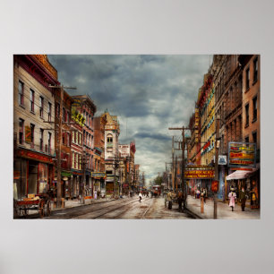 Poster Ville - NY - Le marché en constante évolution 1906