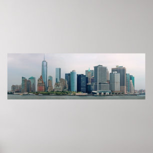 Poster Ville - NY - Le quartier financier