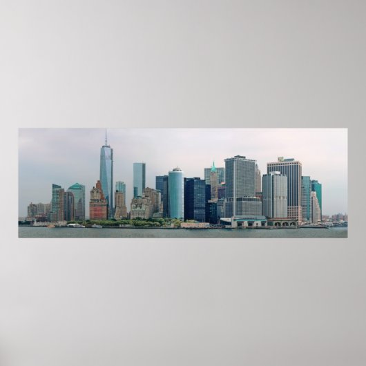 Poster Ville - NY - Le quartier financier (Devant)