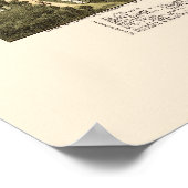 Poster Ville pétrolière, PA Carte panoramique - 1896 (Coin)