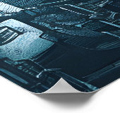 Poster Ville post-apocalyptique (Coin)