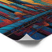 Poster Ville psychédélique (Coin)