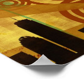 Poster ville rétro (Coin)